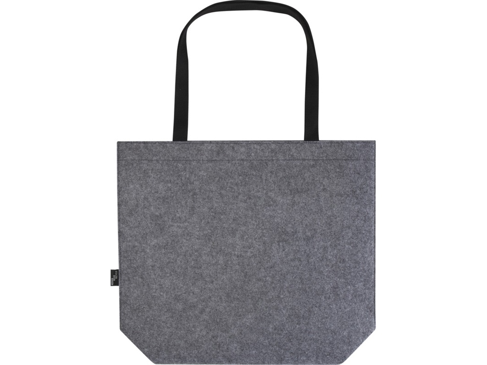 Эко-сумка фетровая Felta с широким дном , серый