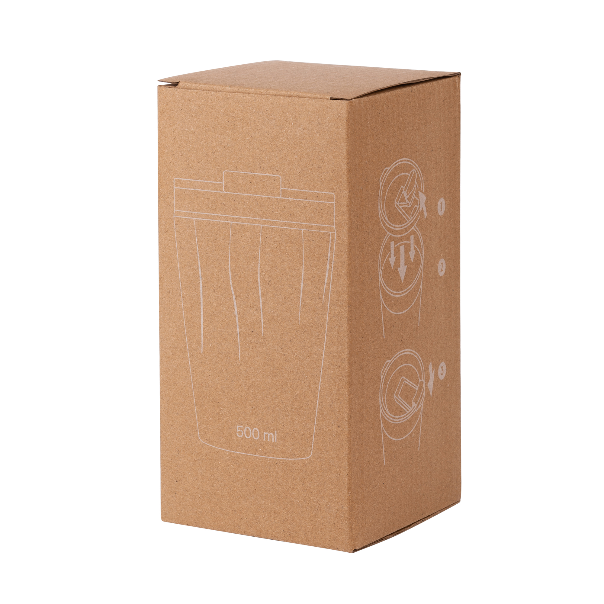 Термостакан "Calypso_Якорь" 500 мл, покрытие soft touch