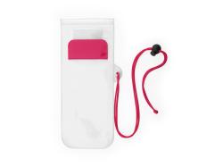 Водонепроницаемый чехол EIDER из ПВХ, прозрачный/фуксия Водонепроницаемый чехол EIDER из ПВХ, прозрачный/фуксия