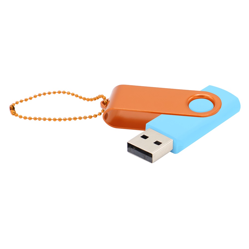 Флешка Designer To Go 2.0 USB 16Gb, голубой/оранжевый Флешка Designer To Go 2.0 USB 16Gb, голубой/оранжевый