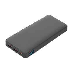 Внешний аккумулятор с подсветкой Ancor PD Plus 10000 mAh, серый Внешний аккумулятор с подсветкой Ancor PD Plus 10000 mAh, серый