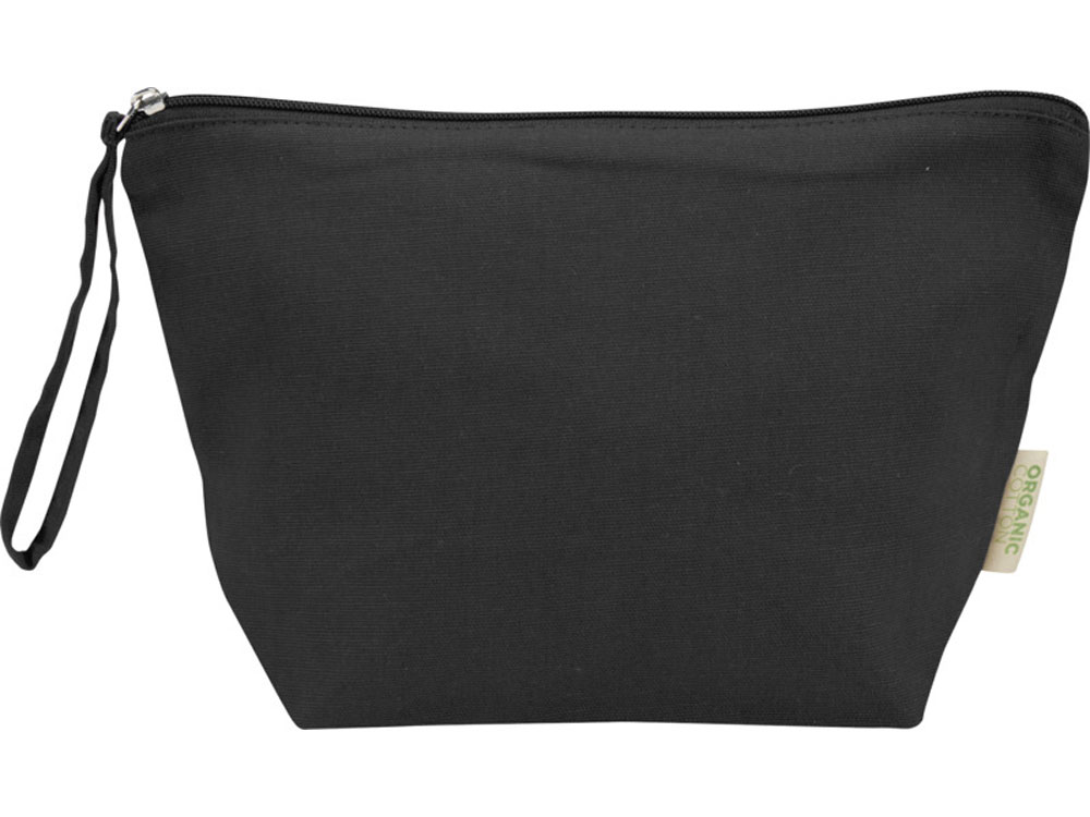 Косметичка Odisha из органического материала OCS, 180 г/м², 3 л, черный