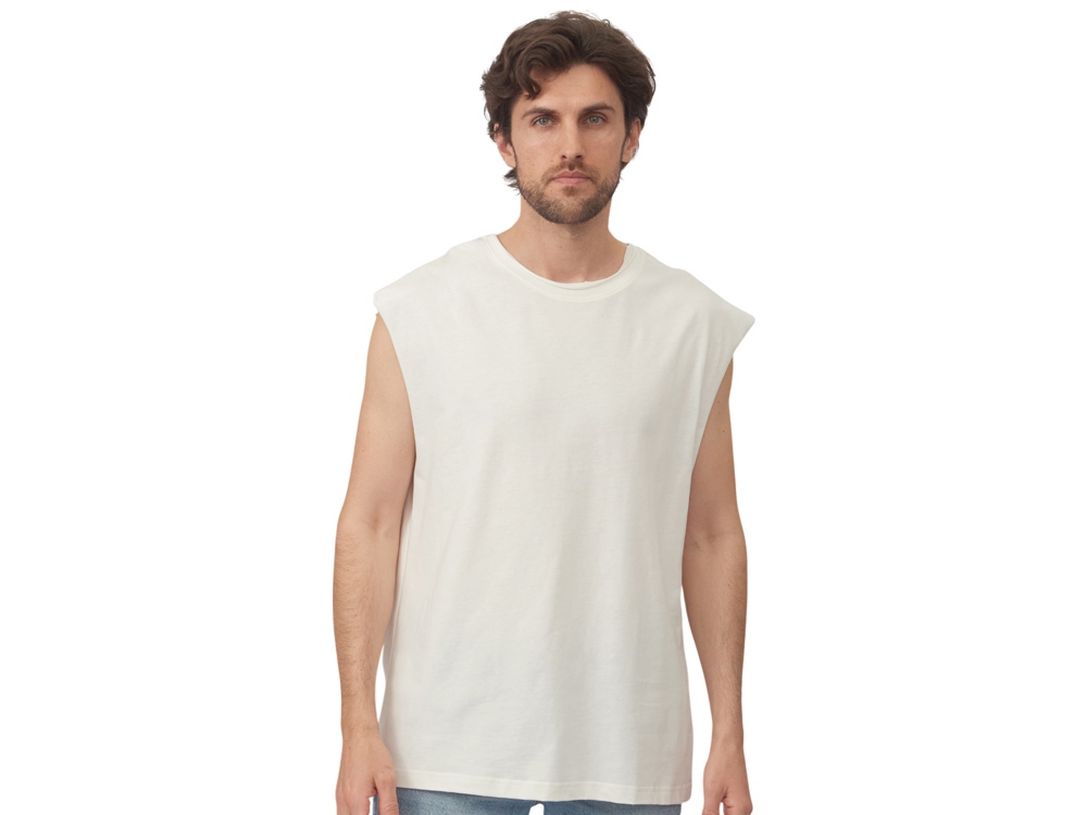 Майка оверсайз Berlin, унисекс, молочный