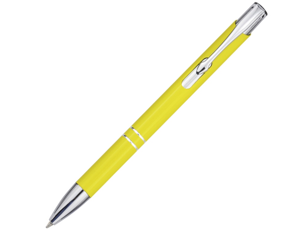 Шариковая ручка Moneta из переработанного алюминия (черные чернила) - Желтый