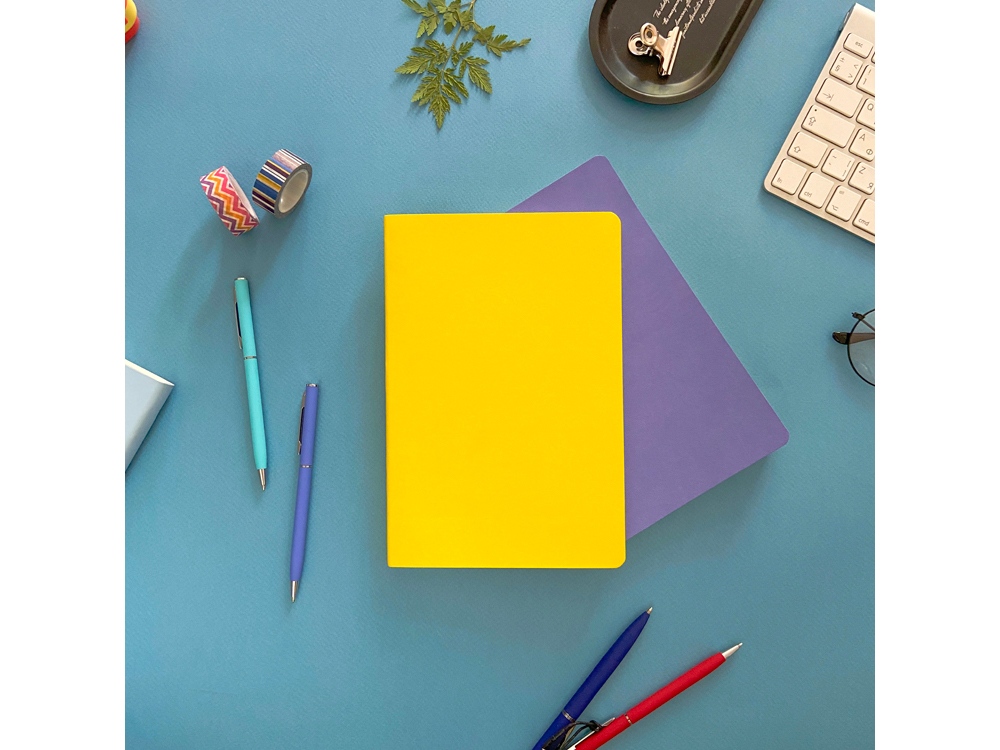 Ежедневник А5 недатированный Megapolis Flex, желтый