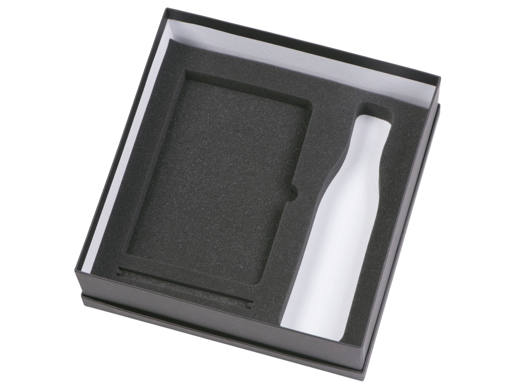 Подарочный набор c блокнотом C3, ручкой и термобутылкой, оранжевый