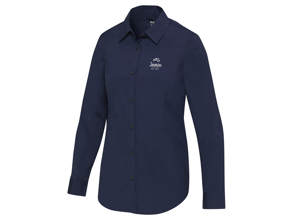 Carnelian женская рубашка из поплина - Navy Blue