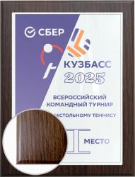 Плакетка с металлической пластиной