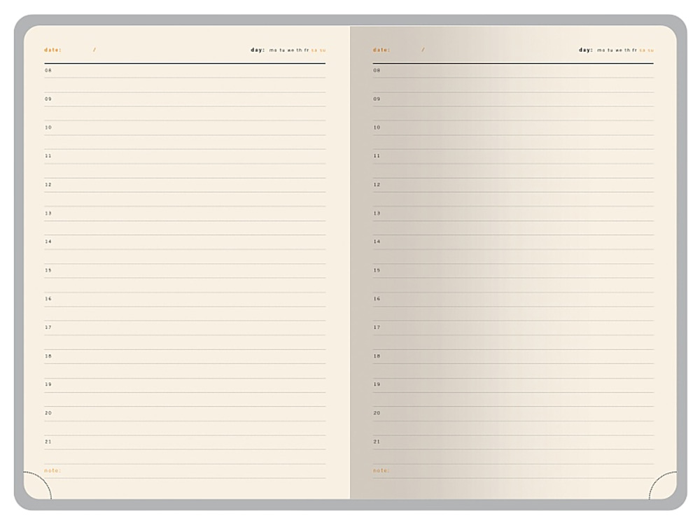 Ежедневник недатированный А5 Parliament, бордовый