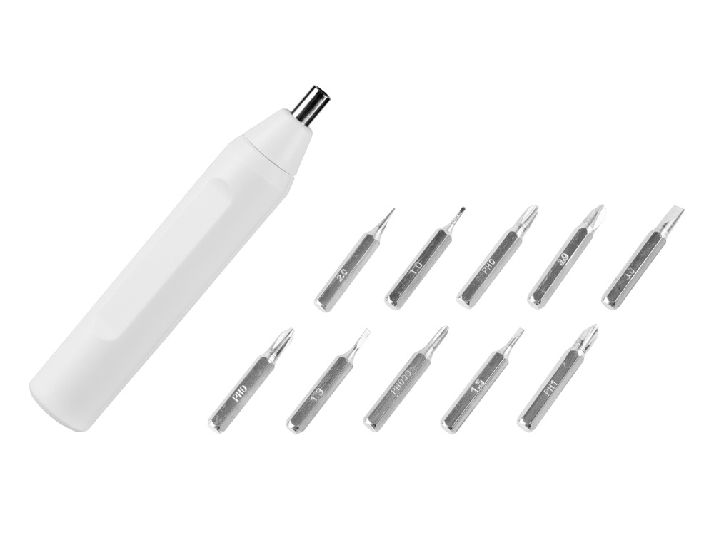 Отвертка Drill 10-в-1, белый