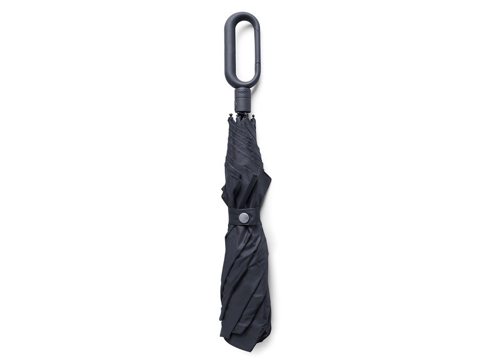 Зонт складной Mini Hook, черный