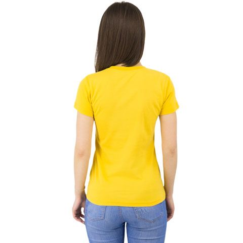 Футболка Star Lady, женская (желтый, L)