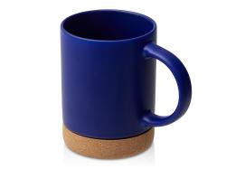 Кружка 450 мл с пробковым дном Корк & Бон, глубокий синий