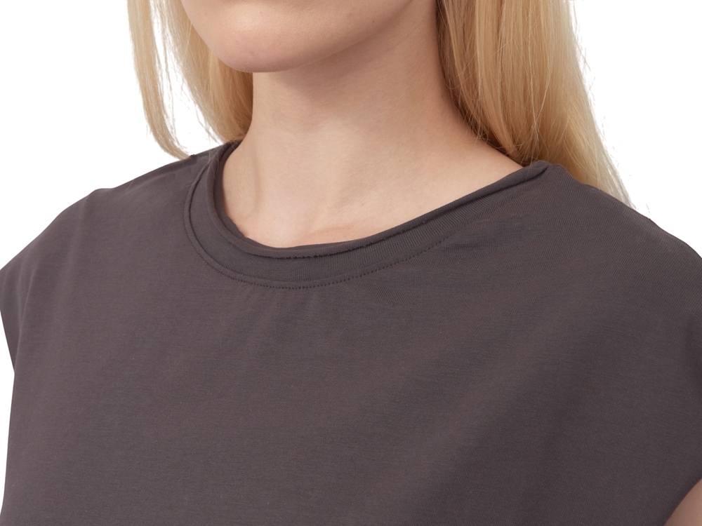 Майка оверсайз Berlin, унисекс, темно-серый