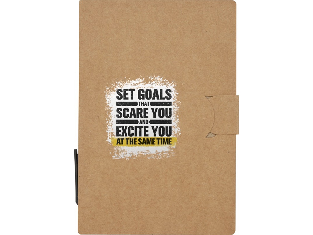 Swift буклет с липкой бумагой для заметок с шариковой ручкой - Натуральный