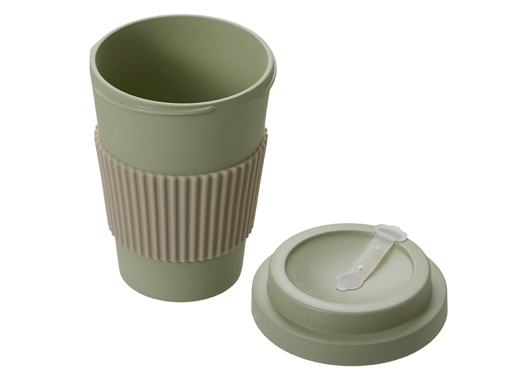 Термокружка Muffin из натуральных волокон, оливковый Термокружка Muffin из натуральных волокон, оливковый