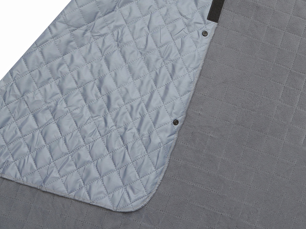 Пончо Cappy с капюшоном на липучке в мешке, серый