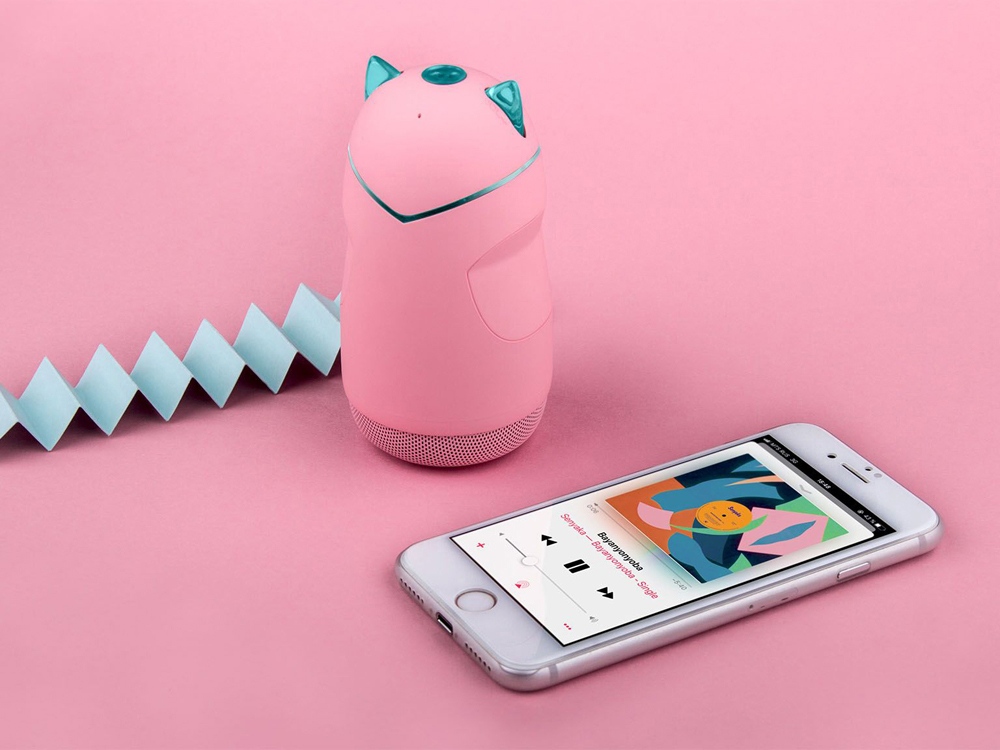 Портативная акустика Rombica Mysound Kitty 3C, розовый (Р)