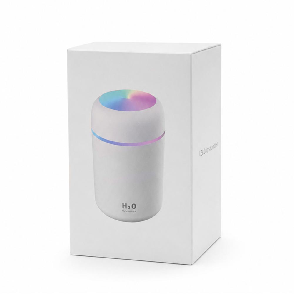 Светодиодный USB увлажнитель Aroma, белый