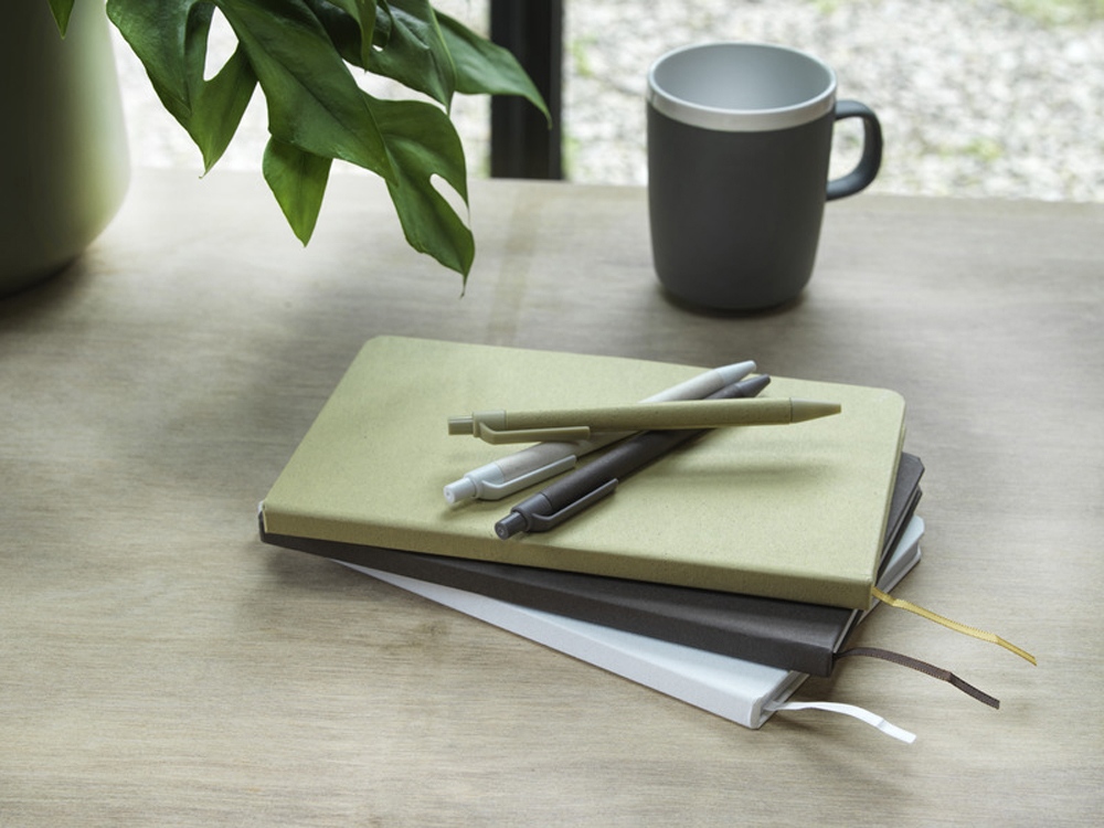 Шариковая ручка Fabianna из переработанной бумаги, белый