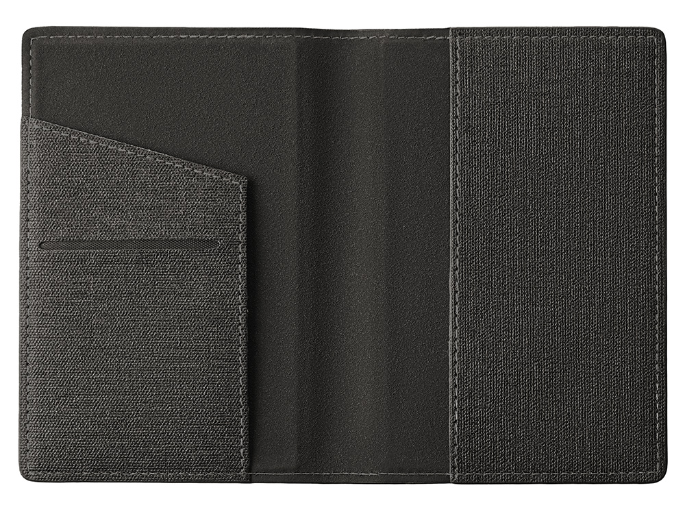 Подарочный набор Consul: обложка для паспорта и картхолдер, серый