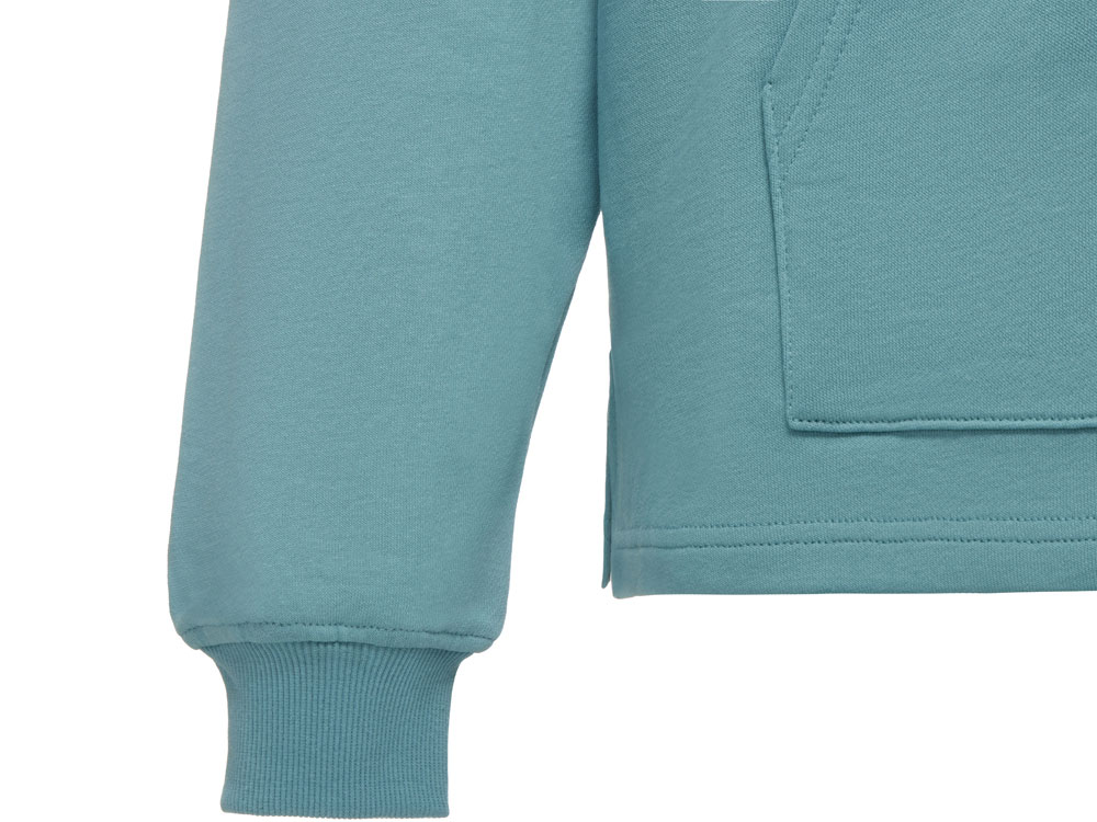 Худи оверсайз Alpha.01 унисекс, пыльный бирюзовый