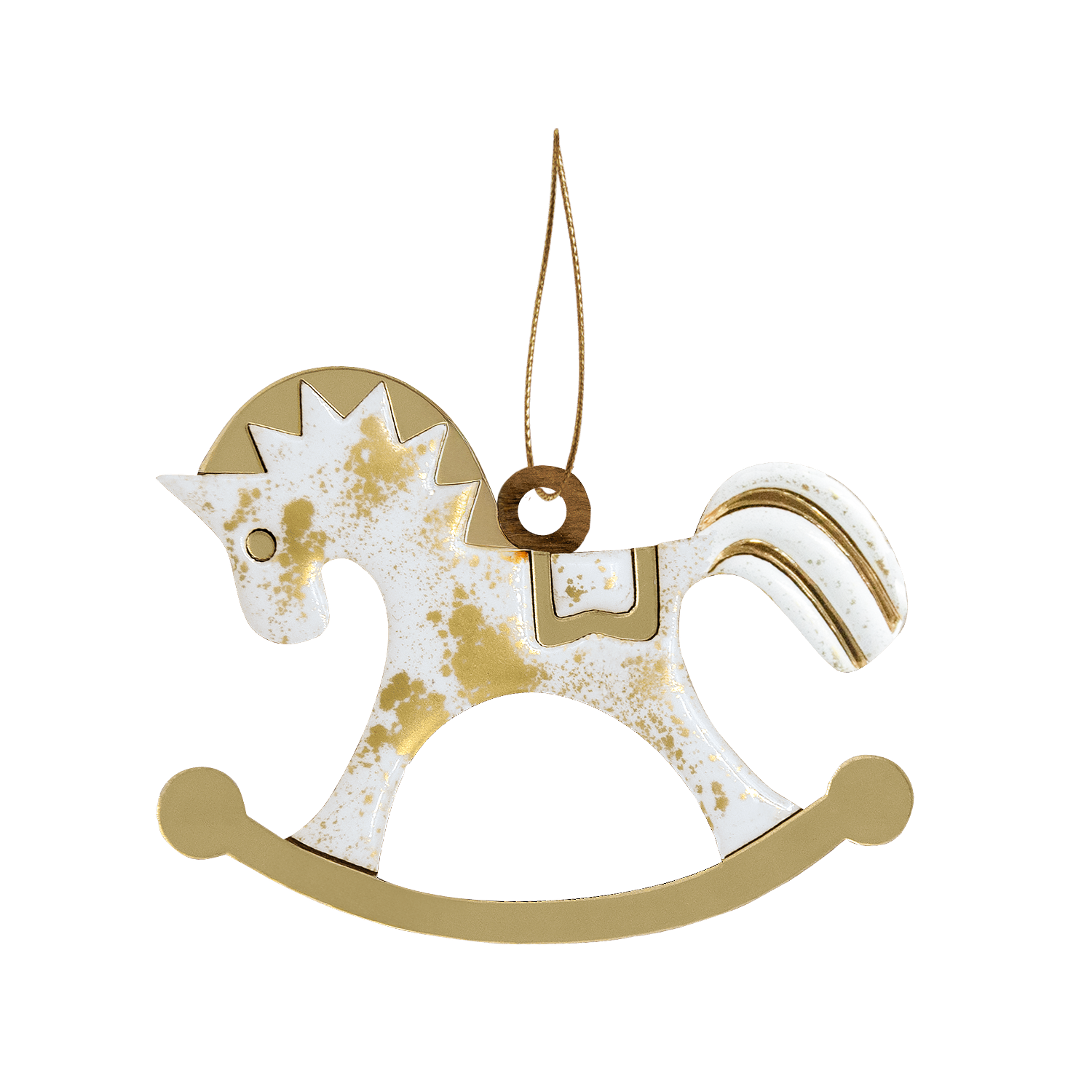 Ёлочная игрушка Лошадка (белый) Ёлочная игрушка Лошадка (белый)