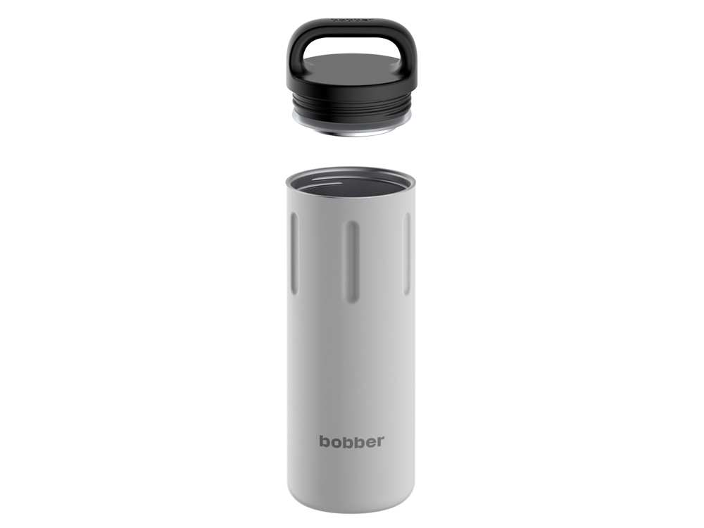 Вакуумный термос с керамическим покрытием бытовой, тм bobber, 770 мл. Артикул Bottle-770 Sand Grey (серый)