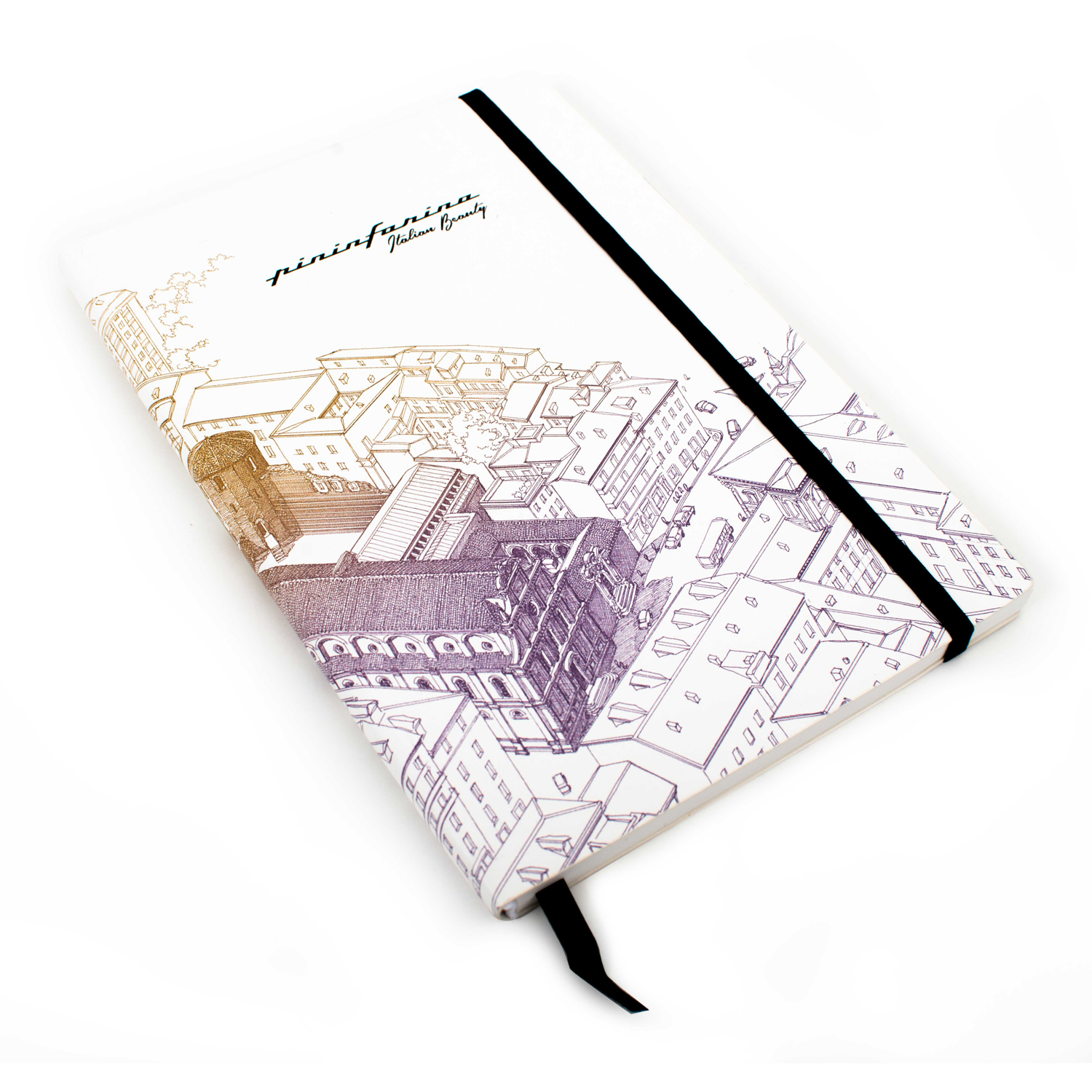 Блокнот линованный Pininfarina ITALIAN BEAUTY MILANO из каменной бумаги, А5