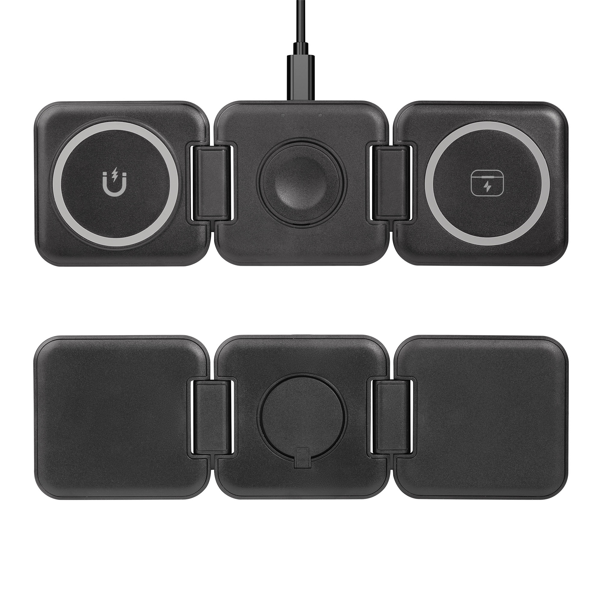 Складная беспроводная (15W) зарядная станция "Flip" с MagSafe