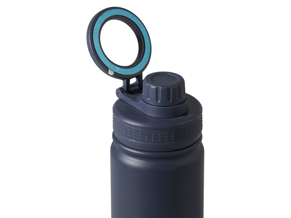 Вакуумная термобутылка с magsafe-держателем INSIDER, 600 мл, синий