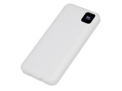 Внешний аккумулятор со встроенными кабелями Фрэйм, 10000мач, белый