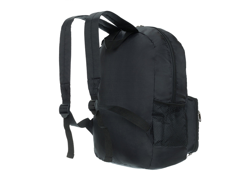 Рюкзак складной TORBER, черный, полиэстер, 49x33x12 см Рюкзак складной TORBER, черный, полиэстер, 49x33x12 см