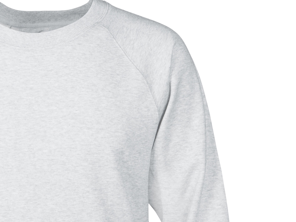 Свитшот оверсайз с рукавом реглан Belgrade, унисекс, серый меланж