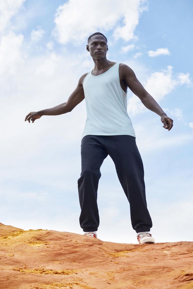 Майка унисекс Crusader TT, белая Майка унисекс Crusader TT, белая