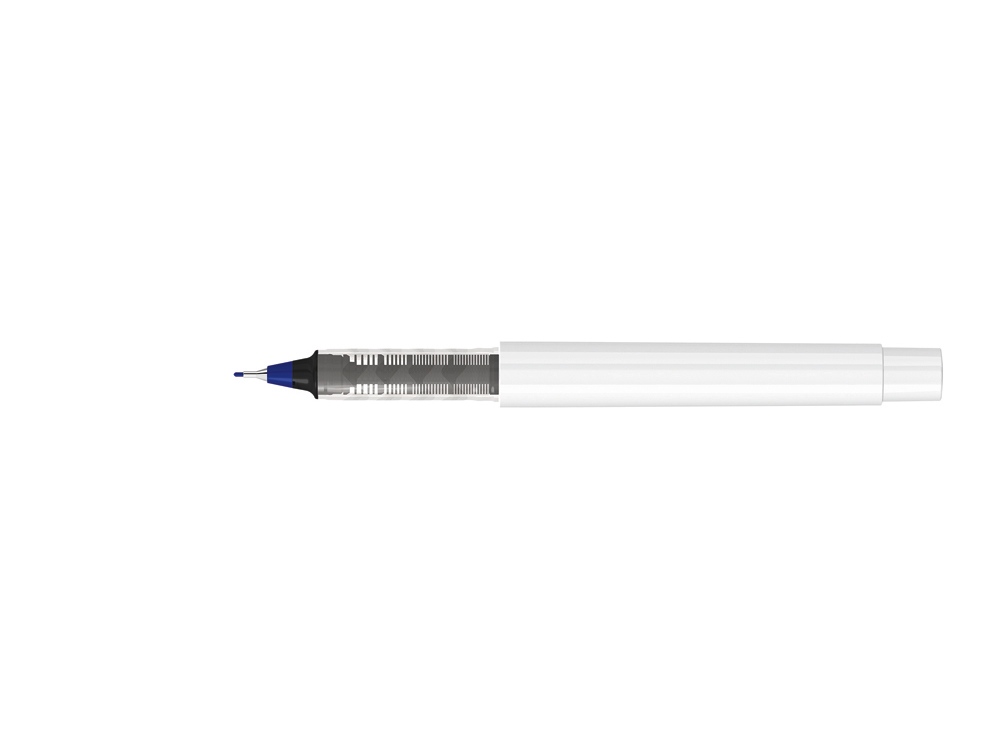 Капиллярная ручка в корпусе из переработанного материала rPET RECYCLED PET PEN PRO FL, белый с синими чернилами