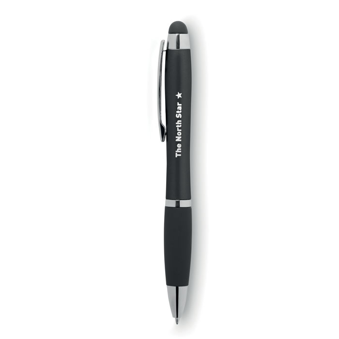 Шариковая ручка с подсветкой, черная