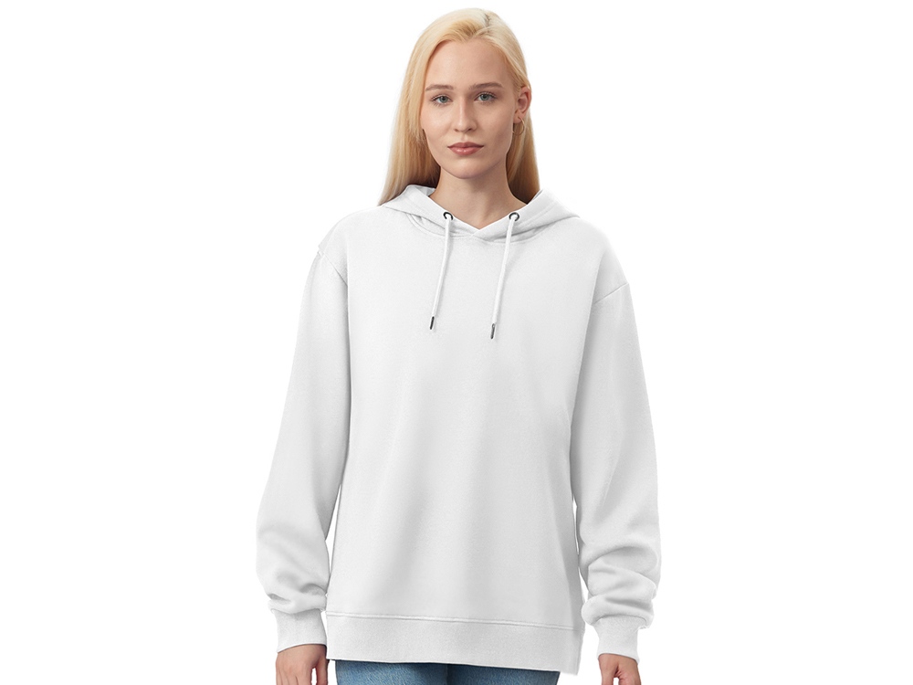 Толстовка с капюшоном Lisbon унисекс, белый