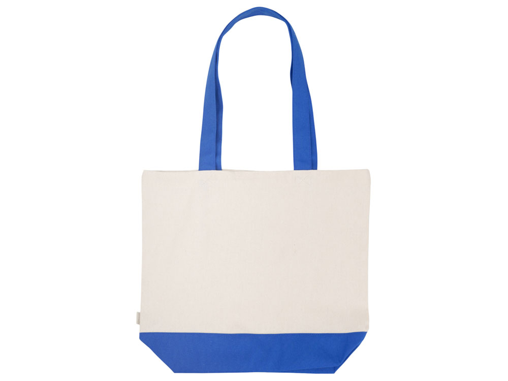 Сумка для шоппинга Cotton из переработанного хлопка 280 г, синий