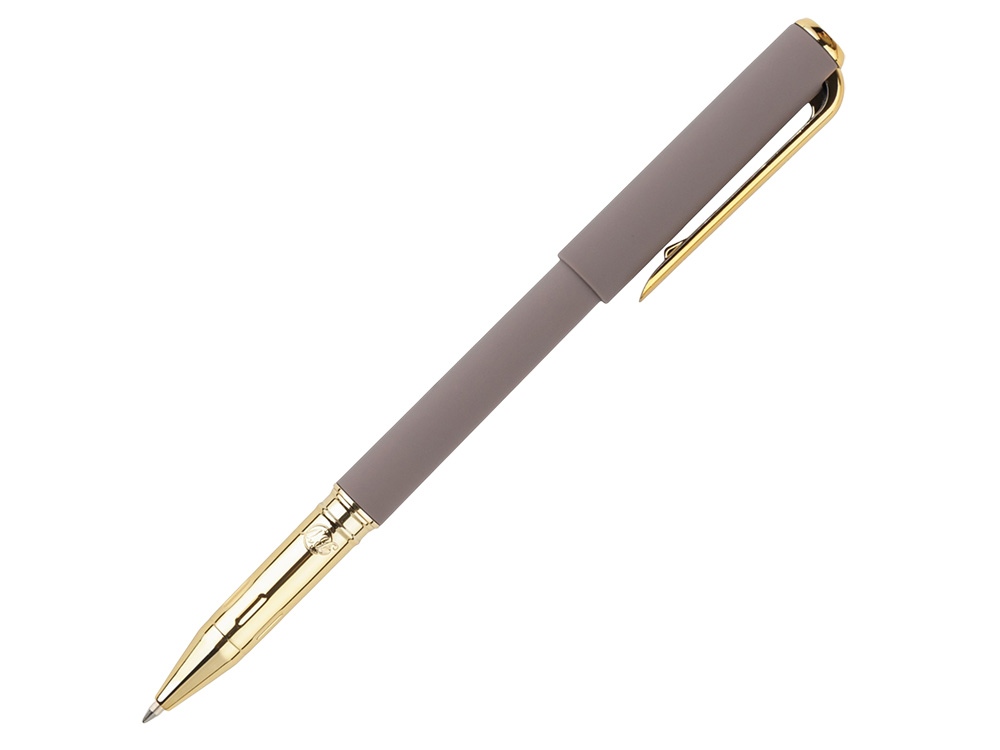 Ручка пластиковая шариковая Parliament, 0,7 мм, синие чернила, серый/золотистый Ручка пластиковая шариковая Parliament, 0,7 мм, синие чернила, серый/золотистый