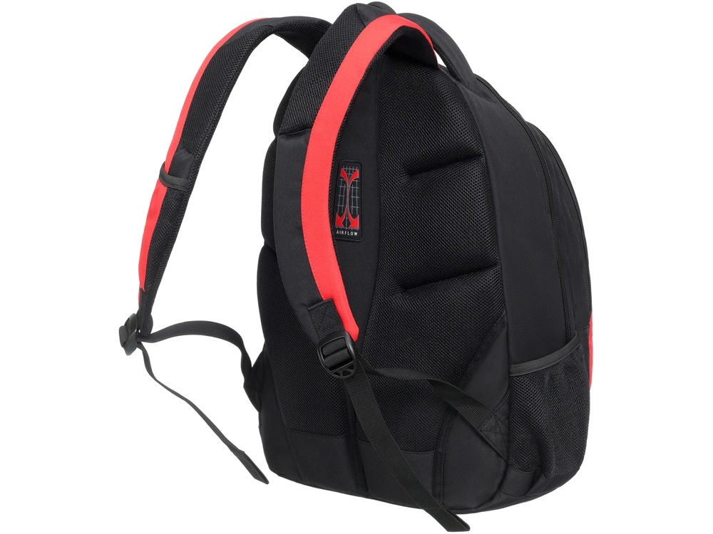 Рюкзак TORBER ROCKIT с отделением для ноутбука 15, черный/красный, полиэстер, 33х19х45 см, 28 л Рюкзак TORBER ROCKIT с отделением для ноутбука 15, черный/красный, полиэстер, 33х19х45 см, 28 л