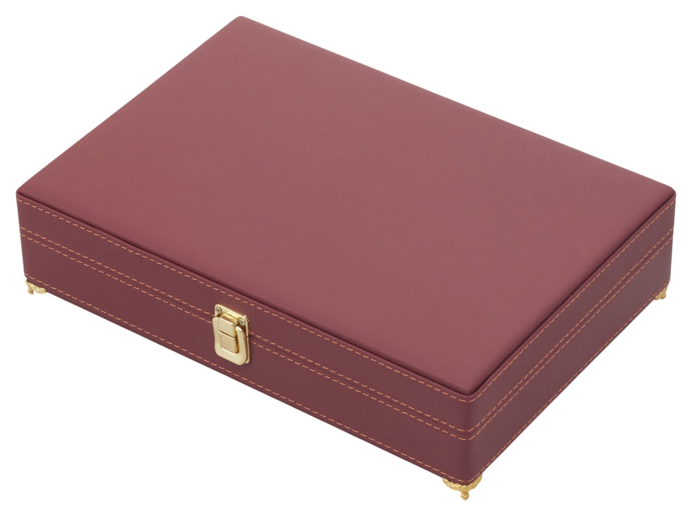 Набор Подарочный, бордовый/золотистый