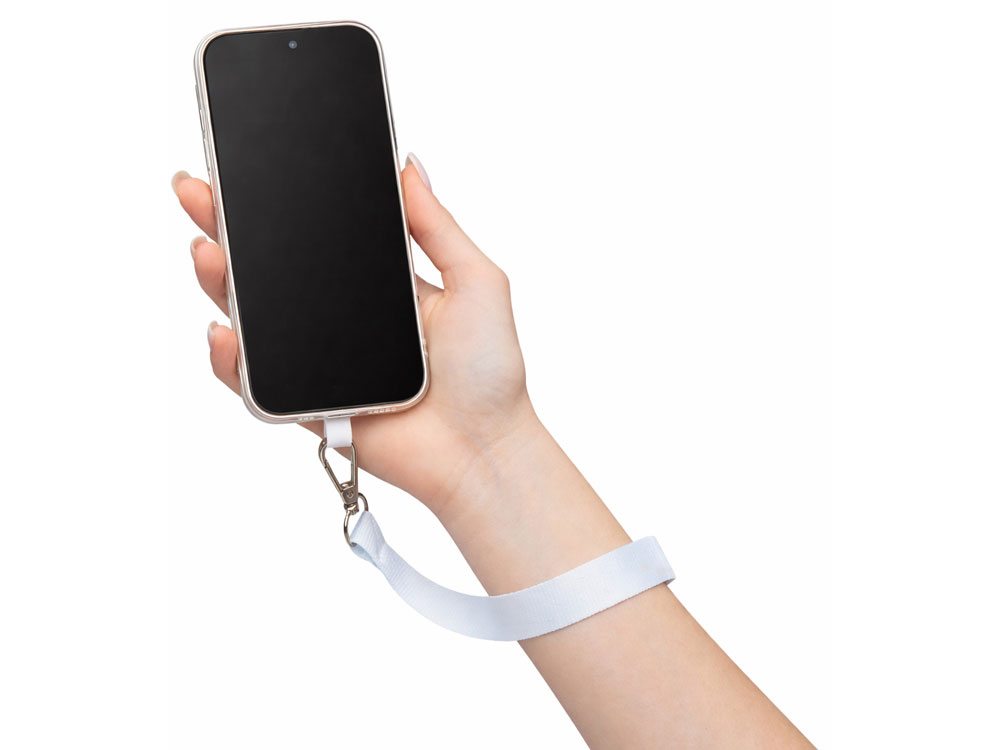 Ремешок на руку для телефона Рист, белый Ремешок на руку для телефона Рист, белый