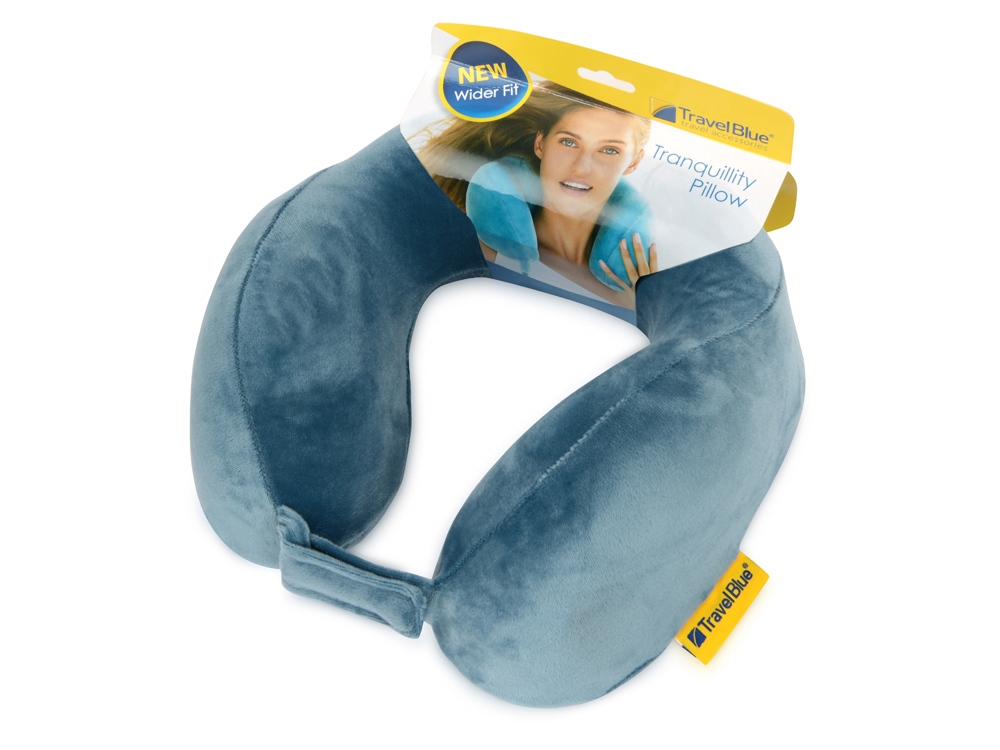 Подушка набивная Travel Blue Tranquility Pillow в чехле на молнии, синий