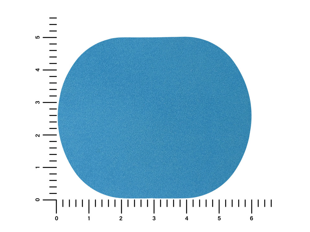 ПАТЧ ОВАЛ nubuk (голубой) 6,0 х 5,0 см