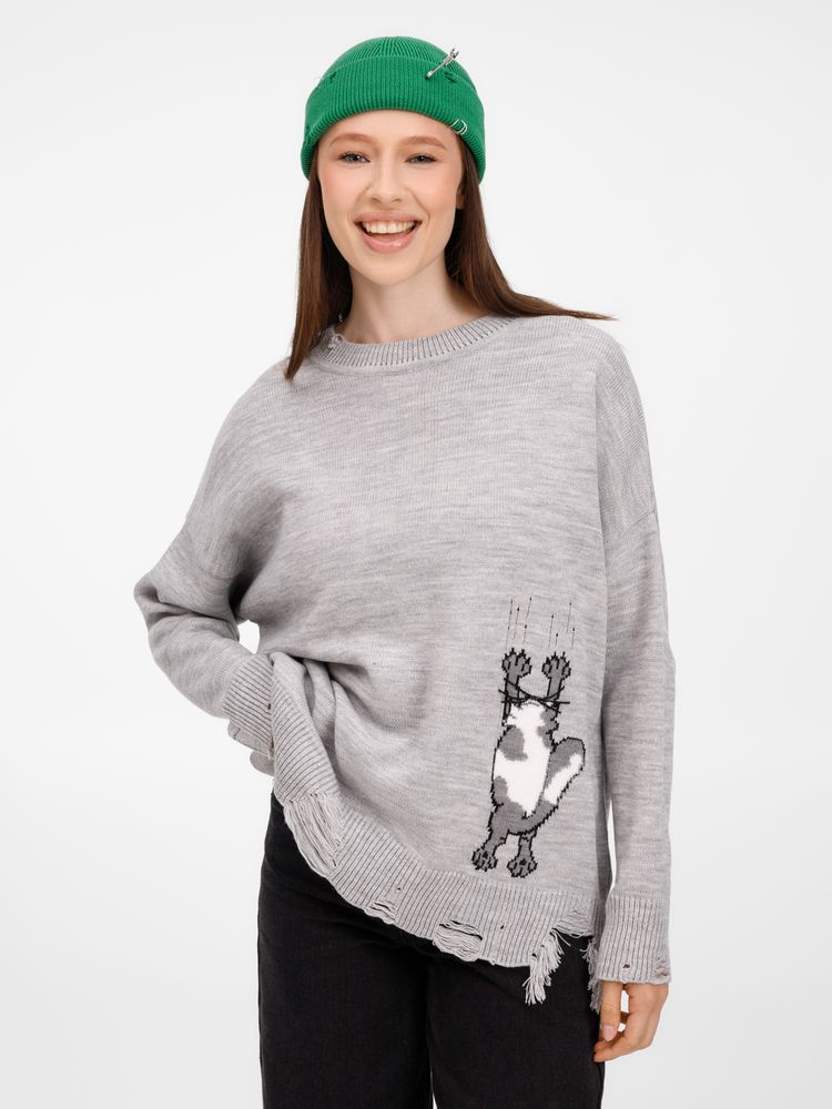 Джемпер Sharpick, серый Джемпер Sharpick, серый