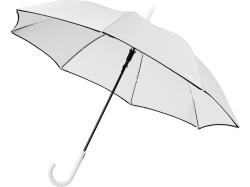Ветрозащитный автоматический цветной зонт Kaia 23, белый