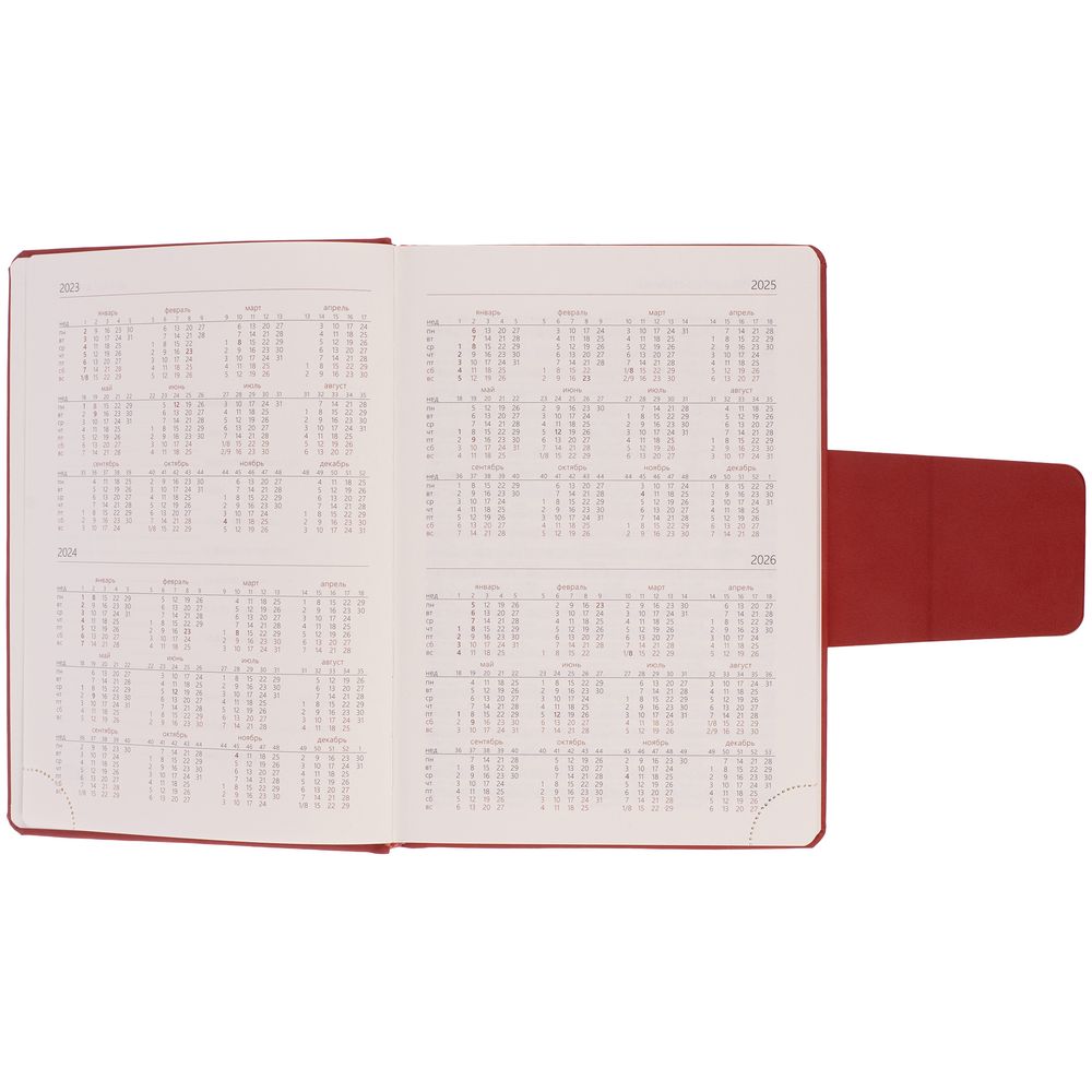 Ежедневник Capital, недатированный, красный Ежедневник Capital, недатированный, красный