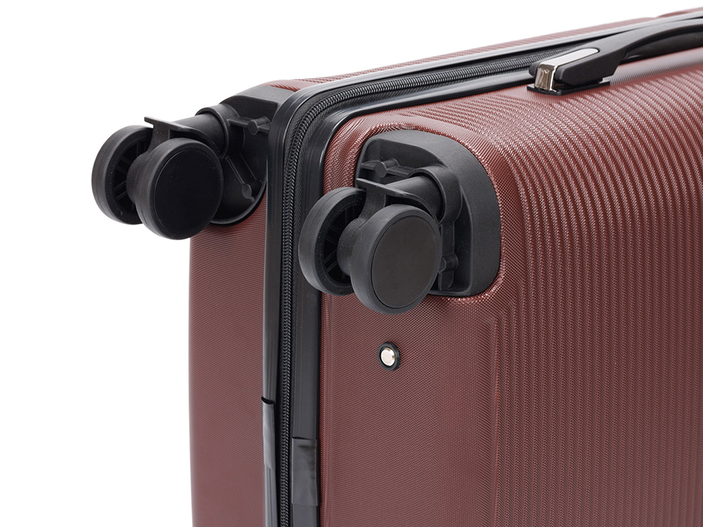 Чемодан TORBER Onego, бордовый, ABS-пластик, 59,5 х 39,5 х 24 см, 46 л
