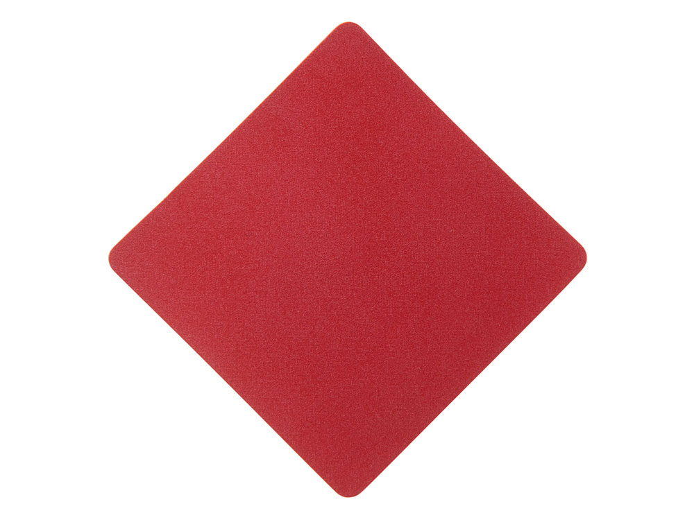 ПАТЧ РОМБ nubuk (красный) 7,6 х 7,6 см